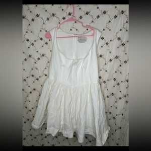 BHLDN Cream Sleeveless Dress